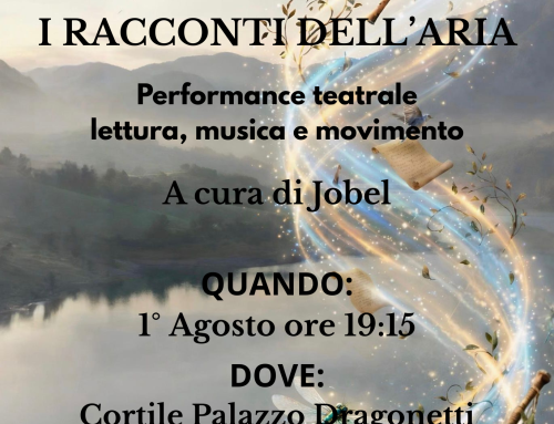 CITTADUCALE – CORTILE PALAZZO DRAGONETTI: Performance Teatrale  “I Racconti dell’Aria” – A cura di Jobel